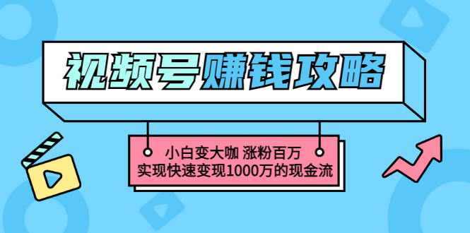 【副业项目3549期】怎么通过视频号赚钱（视频号赚钱详细教程攻略）-91集赚创业网