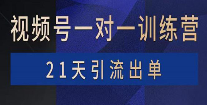 【副业项目4068期】视频号训练营：带货，涨粉，直播，游戏，四大变现新方向，21天引流出单-91集赚创业网