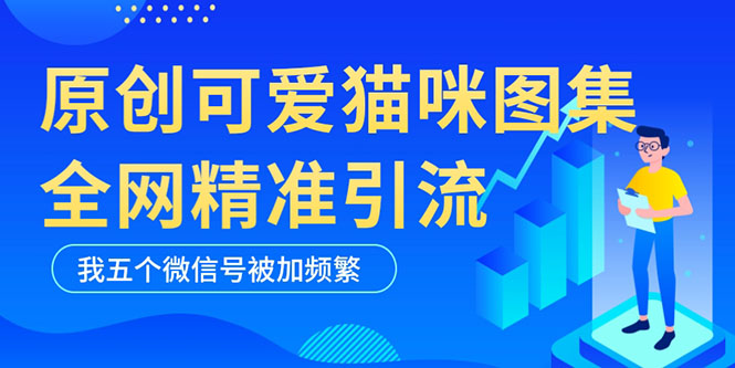 【副业项目5588期】黑科技纯原创可爱猫咪图片,全网精准引流,实操5个VX号被加频繁-91集赚创业网