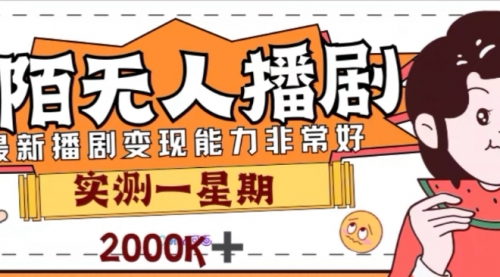 【副业项目8101期】外面收费1980的陌陌无人播剧项目，解放双手实现躺赚-91集赚创业网
