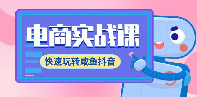 电商实战课，快速玩转咸鱼抖音，全体系全流程精细化咸鱼电商运营-71节课-91集赚创业网
