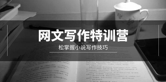 网文-写作特训营，轻松掌握小说写作技巧（20节视频课）-91集赚创业网