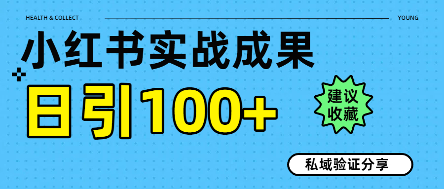 实战成果！小红书图文引流日引100+私域流量经验分享-91集赚创业网